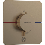 Hansgrohe Showerselect Thermostat encastré 1 fonction highflow brossé bronze SW918048