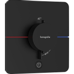 hansgrohe ShowerSelect Comfort Q Thermsotaat - inbouw - 1 functie - extra uitgang - mat zwart SW917944