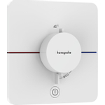 hansgrohe ShowerSelect Comfort Q Thermsotaat - inbouw - 1 functie - extra uitgang - mat wit SW918087
