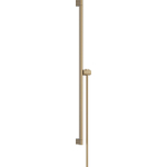 Hansgrohe Unica Glijstang S Puro - 90 cm - met easy slide schuifstuk en isiflex - doucheslang - 160 cm - geborsteld brons SW918155