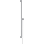 Hansgrohe Unica Glijstang S Puro - 90 cm - met easy slide schuifstuk en isiflex - doucheslang - 160 cm - hoogglans chroom SW918174