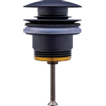 Duravit Universeel Push-openventiel - mat zwart SW997979
