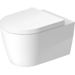 Duravit ME by Starck cuvette suspendue chasse directe sans rebord avec Hygieneglaze 37x54cm blanc brillant SW962324