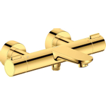 Duravit Wave Badthermostaat - omstel - koppelingen - HOH=15cm - gepolijst goud-look (goud) SW997717
