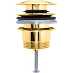 Duravit Universeel bouchon de lavabo pop-up poli or SW997779