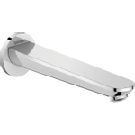 Duravit Wave Baduitloop - inbouw - voorsprong 22.2cm - hoogglans chroom SW999964