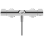 Duravit Wave Mitigeur baignoire - thermostatique - avec inverseur - raccordement - entraxe = 15cm - Chrome SW962407
