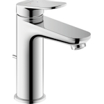 Duravit Wave Wastafelmengkraan - m-size - eengreeps - met waste - voorsprong 12.2cm - chroom glans SW961886