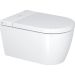 Duravit Sensowash starck f Douchewc - compact - met rimless wandcloset - diepspoel - 37.8x57.5cm - met closetzitting - spoelrandloos - wit SW962351