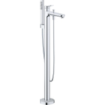 Duravit Wave Badmengkraan - vrijstaand - 2 functies - voorsprong 22.5cm - eengreeps - hoogglans chroom SW997640