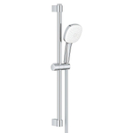 GROHE Tempesta 110 Cube Ensemble de douche mortier jointuresant - 60cm - douchette carrée - 2 types de jet - 5.6 l/min - flexible de douche lisse - chrome SW999082
