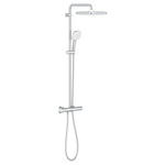 Grohe Tempesta 250 Cube ensemble de douche pluie apparent – thermostatique – douche de tête 25 x 25 cm – douchette carrée – chrome SW999108