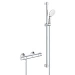 Grohe Grohtherm 800 Mitigeur douche comfort - entraxe =15cm - raccords - 90cm - Chrome SW999093