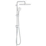 GROHE Tempesta 250 Cube Douchesysteem - zonder kraan - hoofddouche - 25cm - vierkante handdouche - 3 straalsoorten - met omstel - chroom SW999165