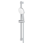 GROHE Tempesta 110 Cube Ensemble barre de douche - 60cm - douchette à main carrée - 3 types de jets - flexible de douche lisse - chrome SW999110