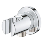 GROHE Tempesta Wandaansluitbocht - 1/2" - met houder - met terugstroom beveliging - chroom SW999173