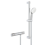 GROHE Grohtherm 1000 Performance Comfortset - HOH=12cm - zonder koppeling - 60cm - chroom SW999091