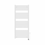 Royal Plaza Eros Radiateur électrique - 140x60cm - 900W - avec thermostat - tuyaux ronds - blanc SW1127026