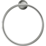 Duravit Starck T Handdoekring - diameter 21cm - geborsteld RVS SW962372