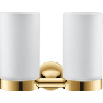 Duravit Starck T Tandenborstelhouder - dubbel - matglas - gepolijst goud SW997764