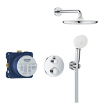 Grohe Grohtherm Perfect Tempesta Douche pluie - thermostat encastrable - pomme de douche 25cm - chrome SW1077322