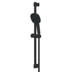 GROHE Tempesta Cube 110 Ensemble barre de douche - 60cm - douchette carrée - 2 types de jets - flexible de douche lisse - noir mat SW1077331