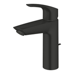 Grohe Eurosmart Wastafelmengkraan - M-size - met trekwaste - matte black (mat zwart) SW1077295