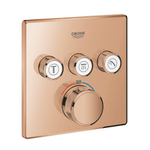 GROHE Grohtherm Smartcontrol Mengkraan - afdekset - thermostaat - met 3x omstel - warm sunset SW1077299