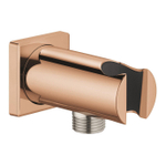 Grohe Rainshower Wandaansluitbocht - 1/2" - met houder - vierkante rozet - warm sunset (koper) SW1108778