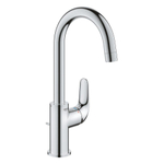 Grohe Europro Wastafelmengkraan - l-size - met trekwaste - chroom SW1077296