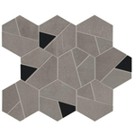 Ceralto Dorsena Carreau mosaïque - 25x28.5cm - 9.0mm - rectifié - Smoke SW1129725