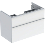Geberit iCon meuble sous-lavabo 88,8x61,5x47,6cm 2 tiroirs avec softclose panneau de particules blanc SW568524