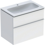 Ensemble de meuble Geberit iCon 75x63x48cm 2 tiroirs avec softclose Panneau de particules Blanc mat SW637743
