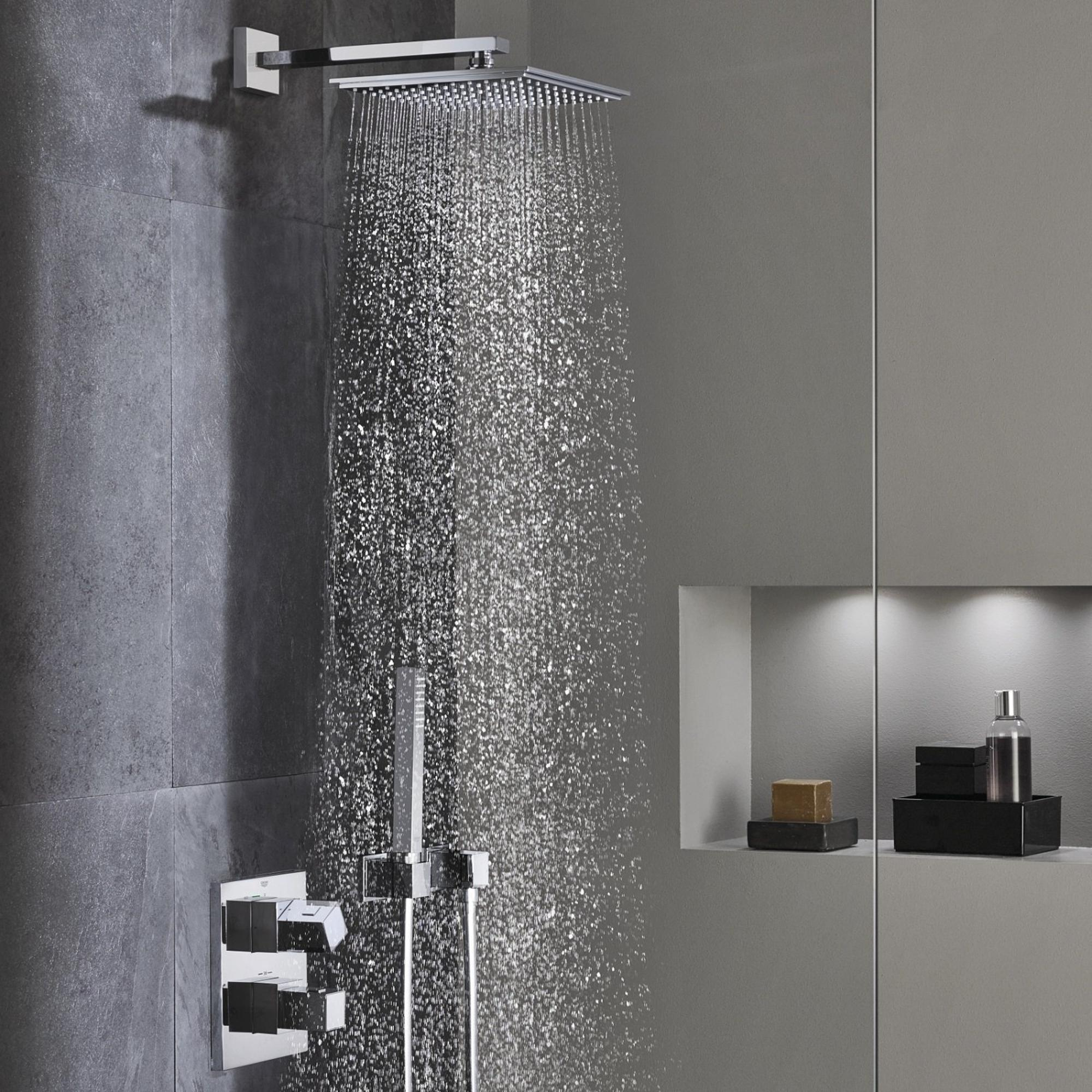 GROHE Rainshower Aqua Cube Stick Handdouche - 21.6cm - 1 Straalsoort 9.4 L Minwarm Sunset