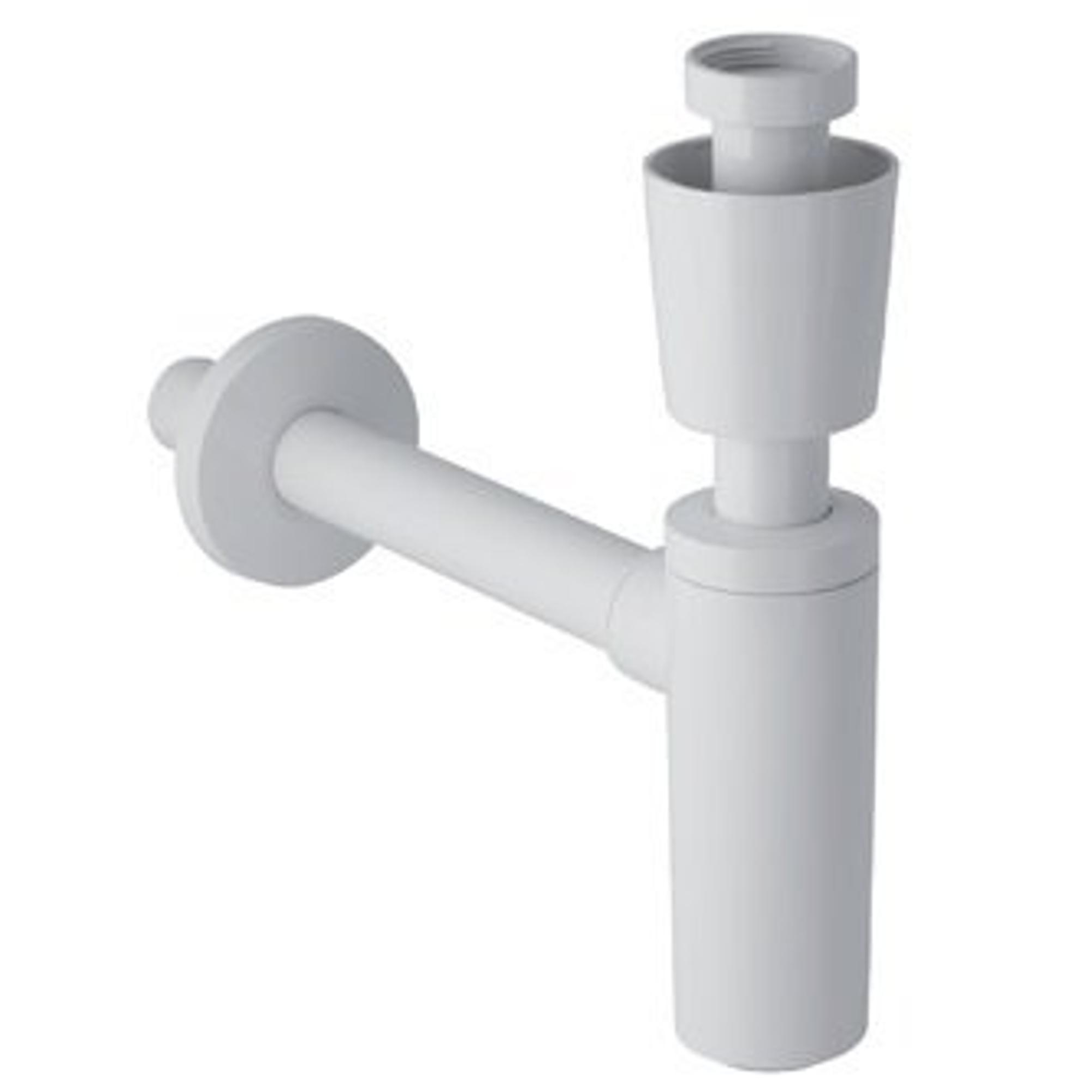 Siphon de tuyau coudé Geberit pour lavabo Ø 40 mm blanc alpin - HORNBACH