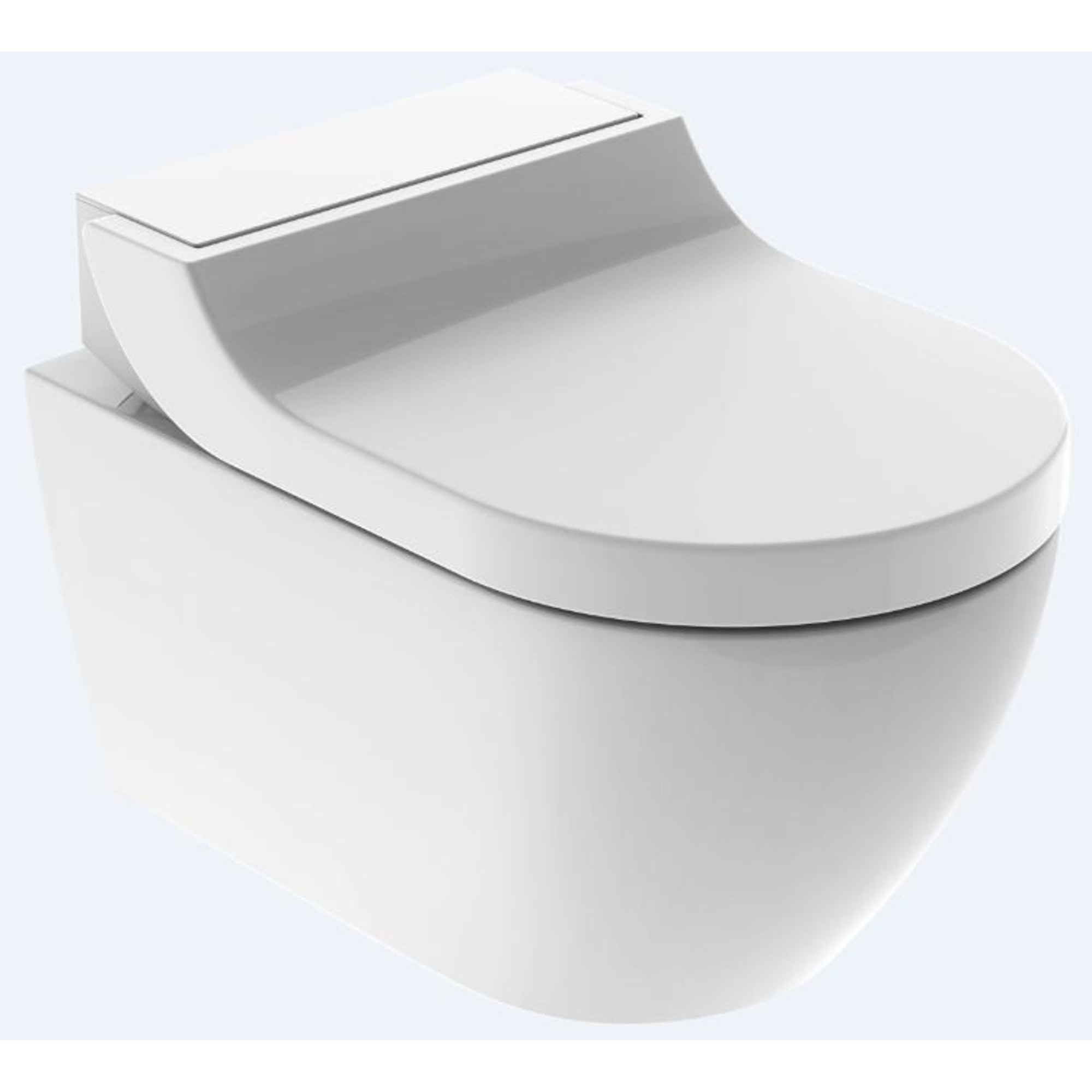 Geberit AquaClean WC Japonais Tuma Confort complèt avec Rimfree cuvette  murale verre blanc - 146.290.SI.1 