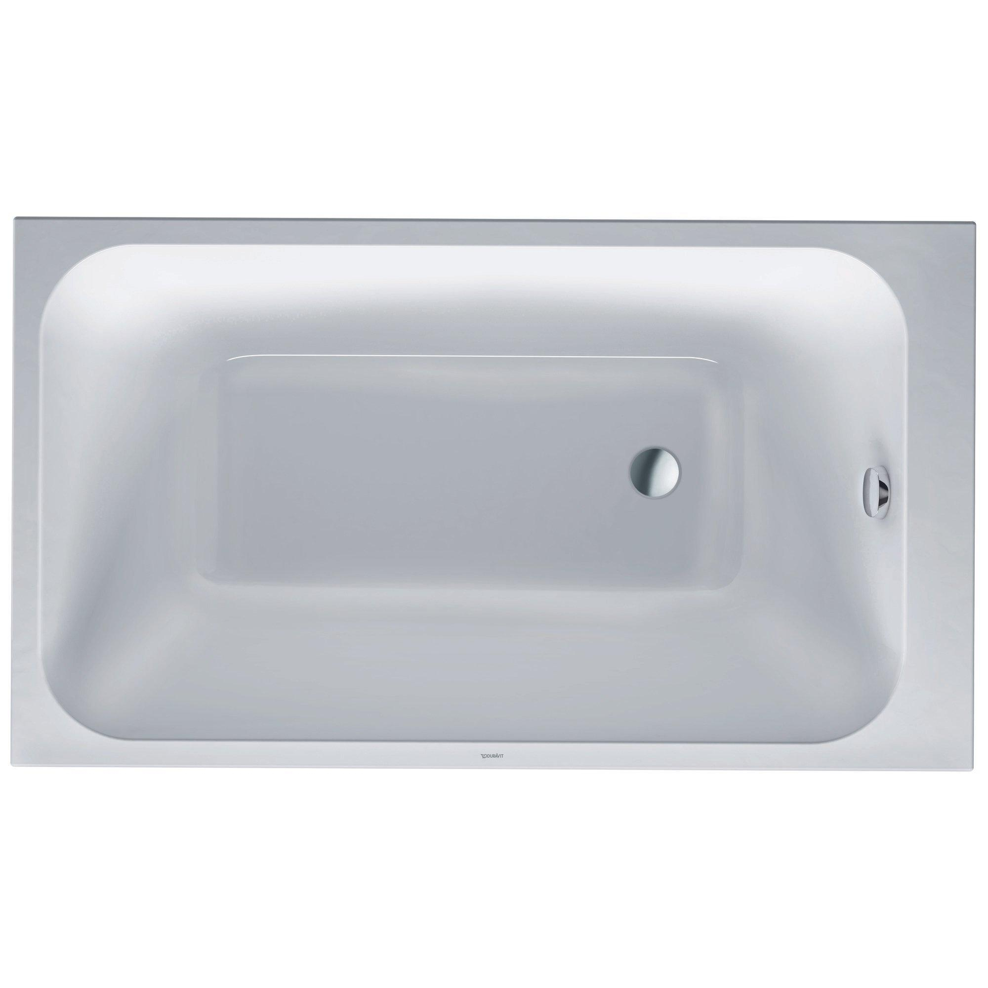 Duravit Durastyle Kunststof Bad Acryl Rechthoekig X X Cm Zonder Poten Voor Inbouw Of