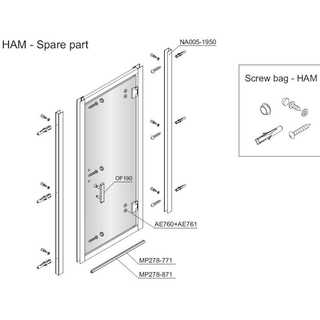 Royal Plaza Ukon Bande d'étanchéité de sol ham90