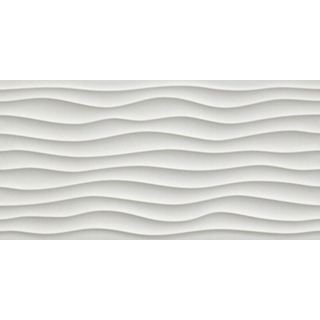 Atlas concorde 3d wall decortegel dune 40x80cm doos a 4 stuks white