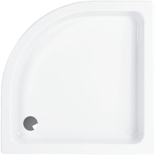 Wisa Cadiz s receveur de douche quart de rond 90x90x8cm avec set de pieds blanc