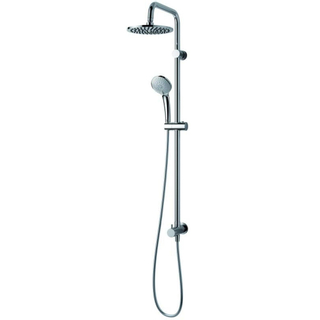 Ideal Standard Idealrain Colonne de douche pour robinet encastrable avec douchette et douche de tête et barre de douche chrome