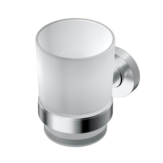Ideal Standard Iom glashouder met drinkglas mat chroom