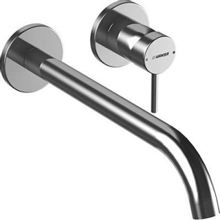 Hansa Hansapublic Set de finition pour robinet mural encastré 2 trous avec bec 30cm 26mm chrome