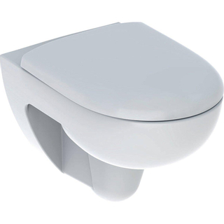 Pack WC Geberit Renova à fond creux Rimless avec abattant à fermeture douce blanc
