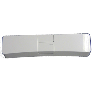 Wisa Serie 790 couvercle avec bouton-poussoir pour réservoir blanc