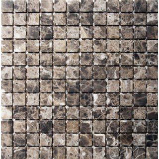 Royal plaza Natuursteen tegelmat 30,5x30,5cm blok 2,3x2,3cm emperador