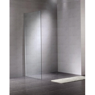 Royal plaza Adana paroi latérale 30x200cm pour douche à l'italienne profilé chrome verre clair Clean coating