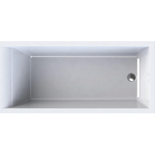 Wisa Berceto Baignoire rectangulaire 150X70Cm Blanc