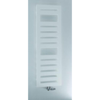 Zehnder Metropolitan Spa radiateur sèche-serviettes 122,5x40cm 474watt Acier Blanc brillant
