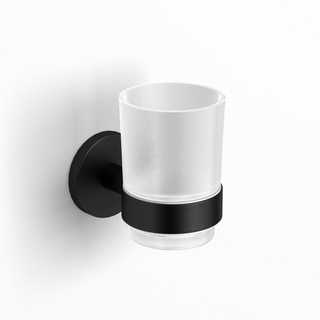Royal plaza Salix glashouder met glas mat zwart SHOWROOMMODEL